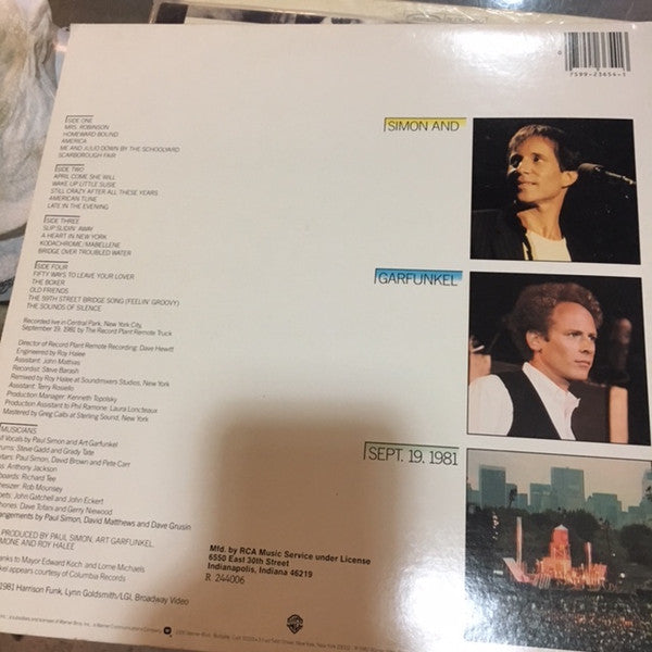 Simon & Garfunkel - The Concert In Central Park - LP 2