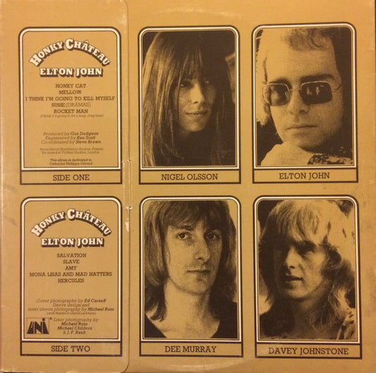 Elton John - Honky Château - Vinyl, LP, Album 2