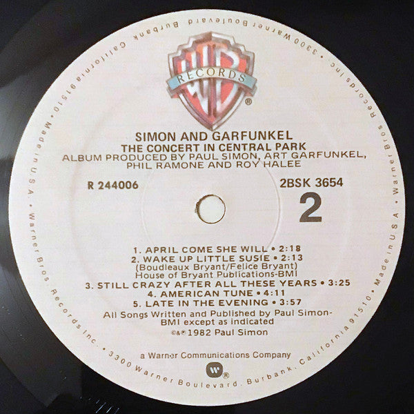 Simon & Garfunkel - The Concert In Central Park - LP 4