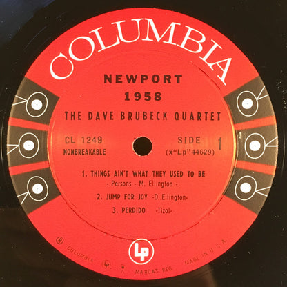 The Dave Brubeck Quartet - Newport 1958 - LP 3