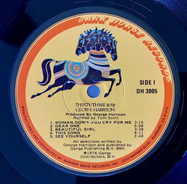 George Harrison - Thirty Three & 1/ૐ - LP 5