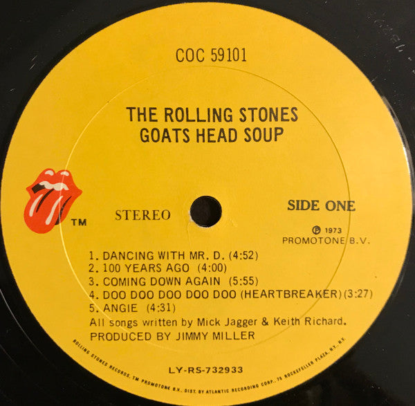 The Rolling Stones - Goats Head Soup - LP 5