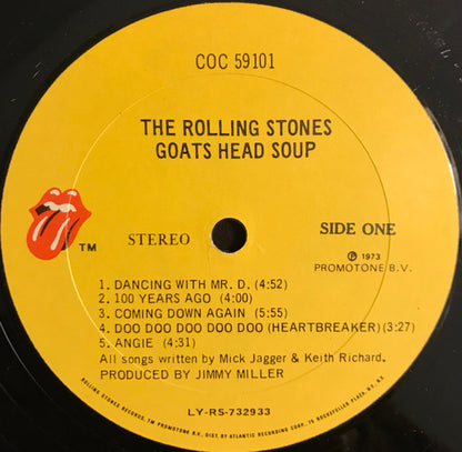 The Rolling Stones - Goats Head Soup - LP 5