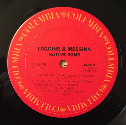 Loggins & Messina - Native Sons - LP 5