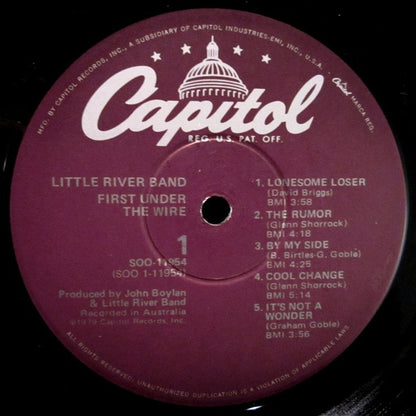 Little River Band - First Under The Wire - LP 3