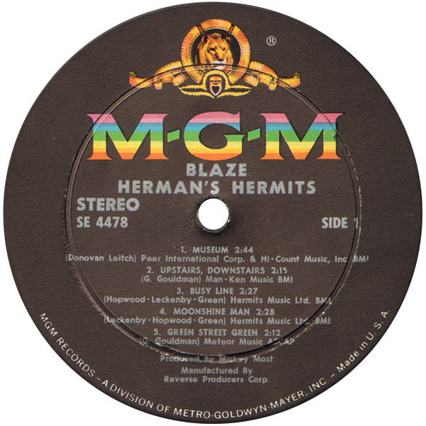 Herman's Hermits - Blaze - LP 3