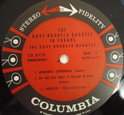 The Dave Brubeck Quartet - The Dave Brubeck Quartet In Europe - LP 3