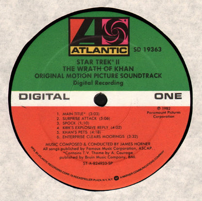 James Horner - Star Trek II: The Wrath Of Khan (Original Motion Picture Soundtrack) - LP 3