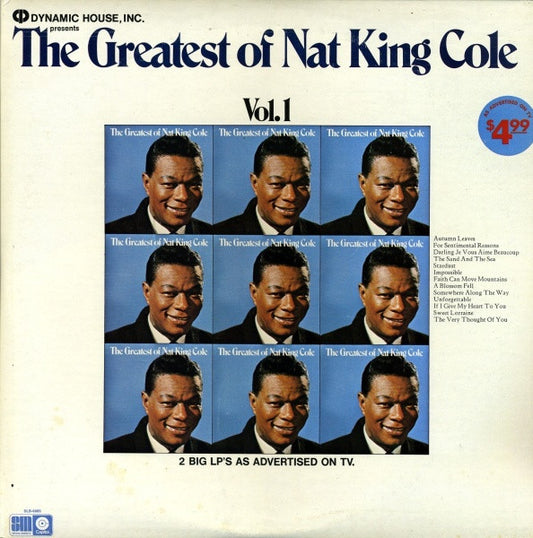 Nat King Cole - The Greatest Of Nat King Cole - LP