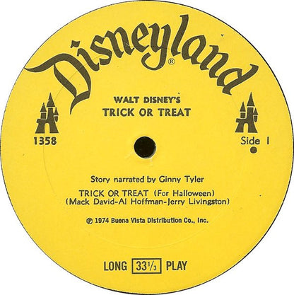 Ginny Tyler / Thurl Ravenscroft - Walt Disney's Trick Or Treat - Stories And Songs Of Halloween - LP 3