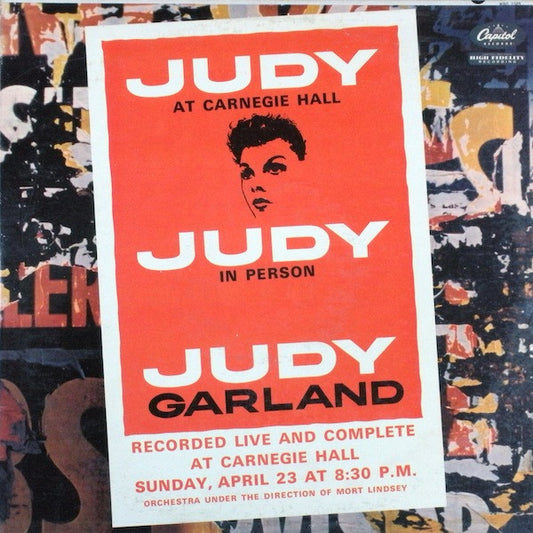 Judy Garland - At Carnegie Hall - VINTAGE vinyl record for sale