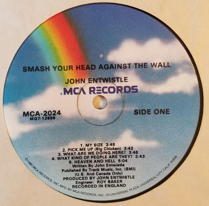 John Entwistle - Smash Your Head Against The Wall - LP 4
