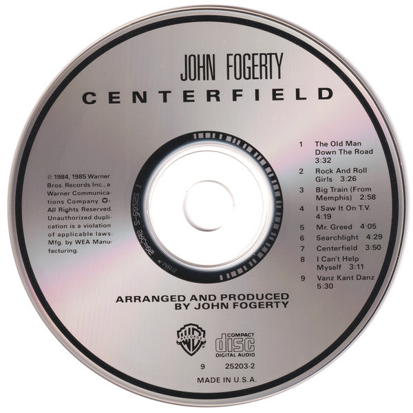 John Fogerty - Centerfield - LP 3