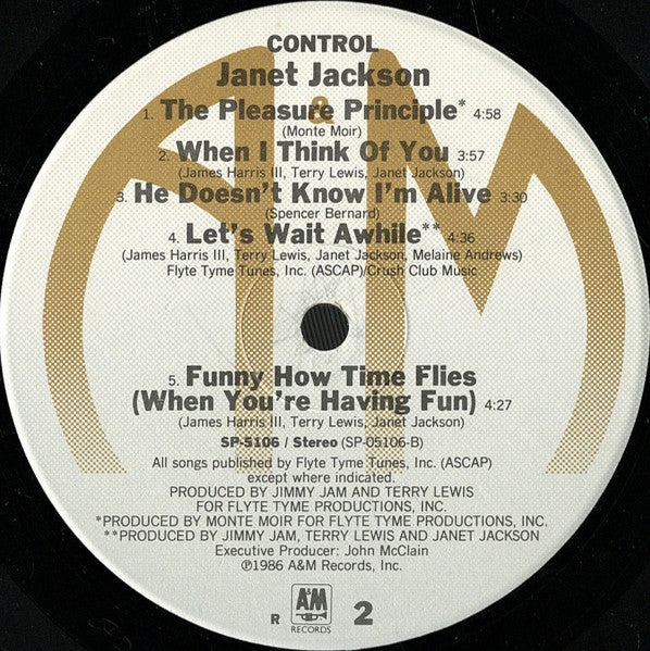 Janet Jackson - Control - LP 4