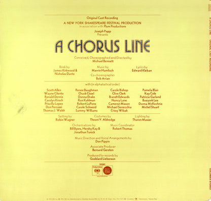 Various - A Chorus Line (Original Cast Recording) - LP 4