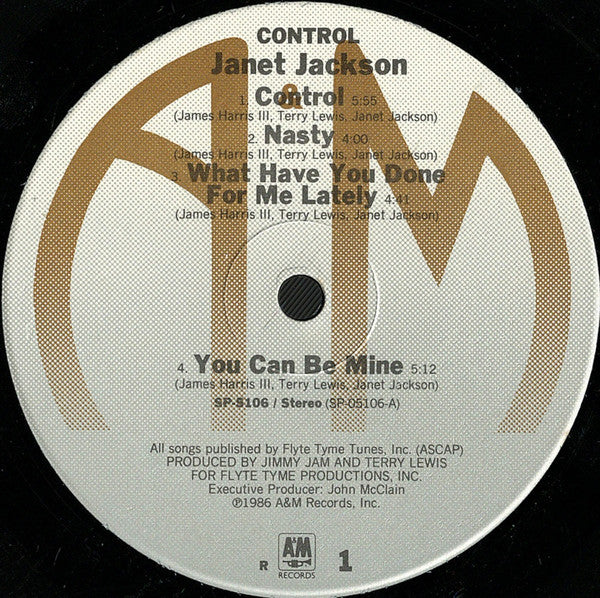 Janet Jackson - Control - LP 3