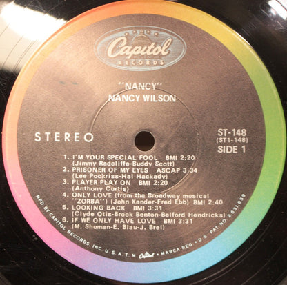 Nancy Wilson - Nancy - LP 3