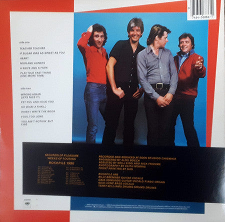Rockpile - Seconds Of Pleasure - Vinyl, LP, Album, Stereo 2