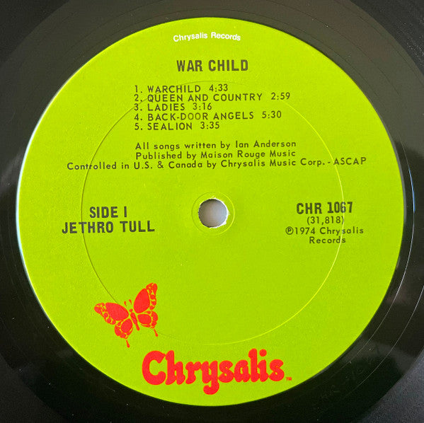 Jethro Tull - War Child - LP 3