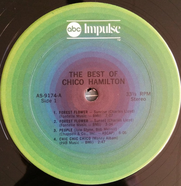 Chico Hamilton - The Best Of Chico Hamilton - LP 3