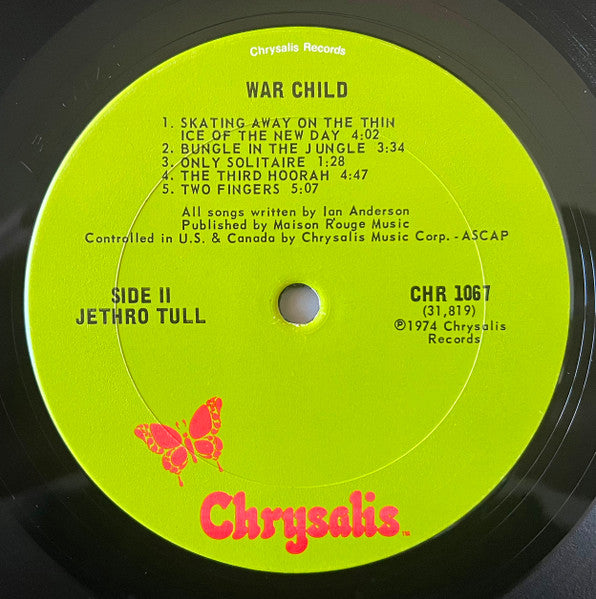 Jethro Tull - War Child - LP 4