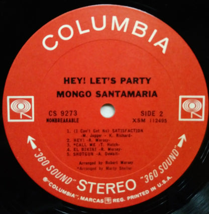 Mongo Santamaria - Hey! Let's Party - LP 4