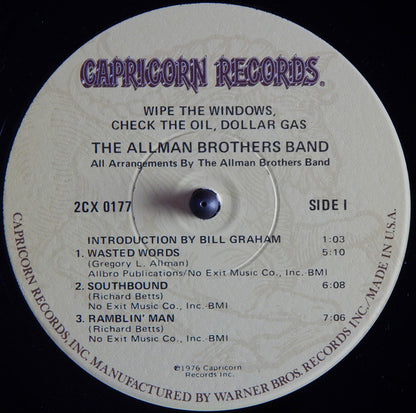 The Allman Brothers Band - Wipe The Windows, Check The Oil, Dollar Gas - Vinyl, LP, Album 5