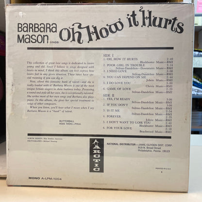 Barbara Mason - Oh How It Hurts - LP 2