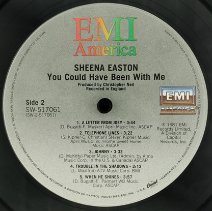Sheena Easton - You Could Have Been With Me - LP 4