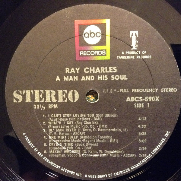 Ray Charles - A Man And His Soul - LP 3