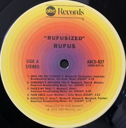 Rufus Featuring Chaka Khan* - Rufusized - Vinyl, LP, Album, Stereo 3