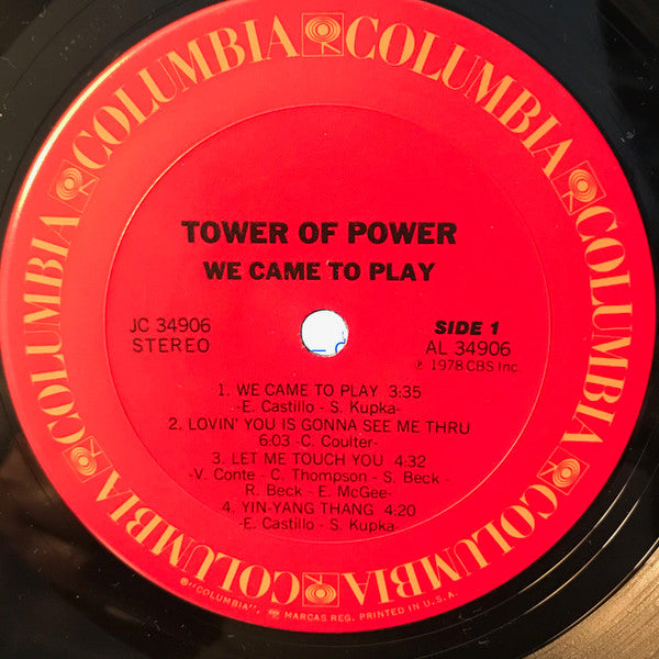 Tower Of Power - We Came To Play - LP 3