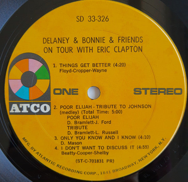 Delaney & Bonnie & Friends With Eric Clapton - On Tour - LP 3