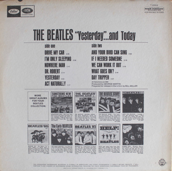 The Beatles - Yesterday And Today - LP 2
