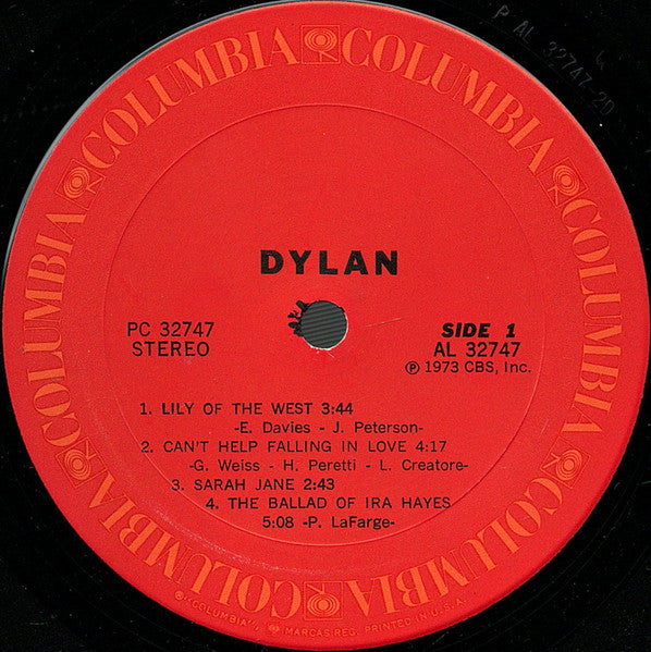 Bob Dylan - Dylan - LP 3