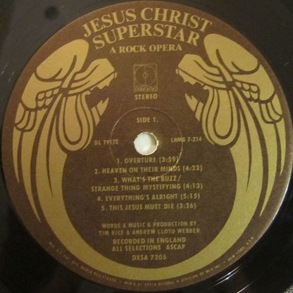 Andrew Lloyd Webber & Tim Rice - Jesus Christ Superstar - A Rock Opera - LP 3