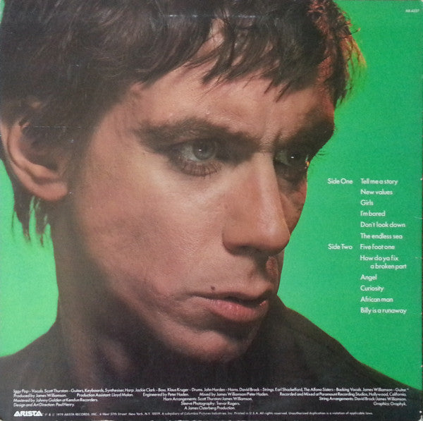 Iggy Pop - New Values - LP 2
