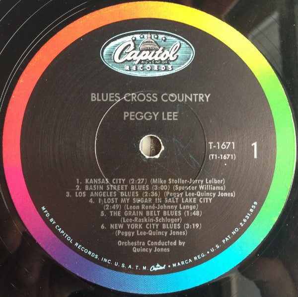 Peggy Lee - Blues Cross Country - LP 3