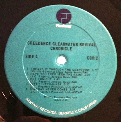 Creedence Clearwater Revival Featuring John Fogerty - Chronicle - The 20 Greatest Hits - LP 4