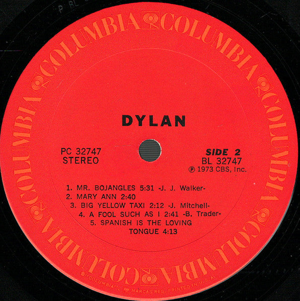 Bob Dylan - Dylan - LP 4