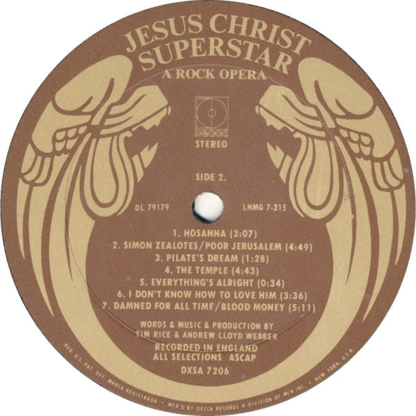 Andrew Lloyd Webber And Tim Rice - Jesus Christ Superstar - LP 4