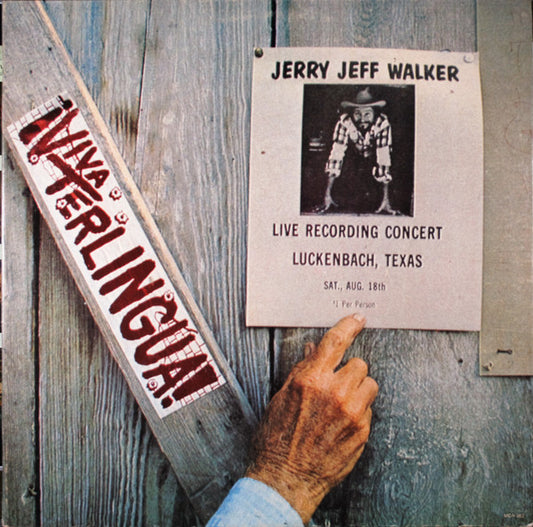 Jerry Jeff Walker - Viva Terlingua - VINTAGE vinyl record for sale