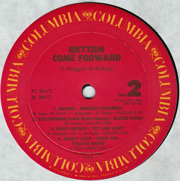 Various - Rhythm Come Forward (A Reggae Anthology) - LP 4