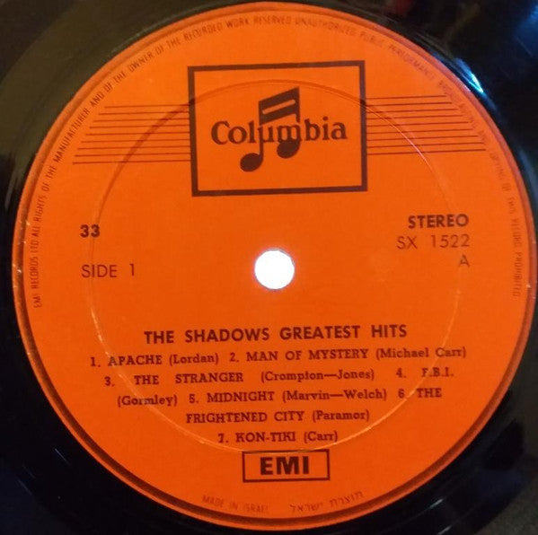The Shadows - The Shadows' Greatest Hits - LP 4