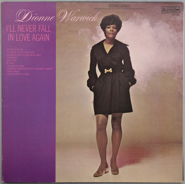 Dionne Warwick - I'll Never Fall In Love Again - LP