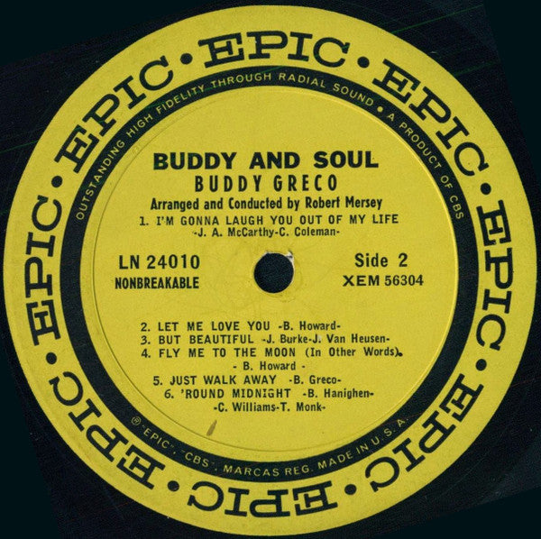 Buddy Greco - Buddy & Soul - LP 4