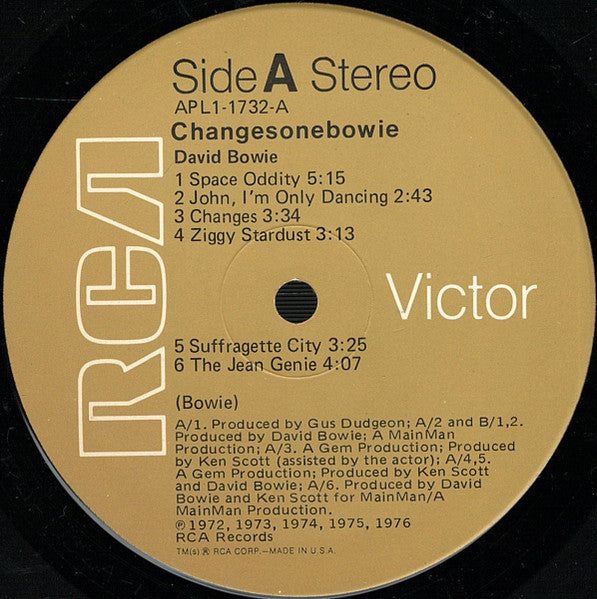 David Bowie - ChangesOneBowie - LP 3