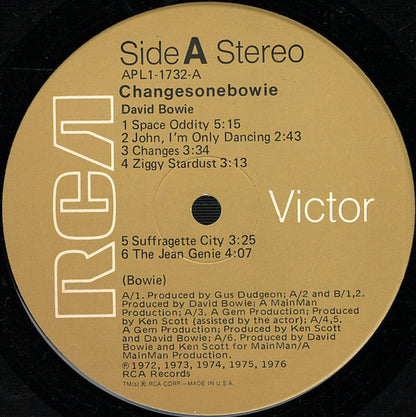 David Bowie - ChangesOneBowie - LP 3