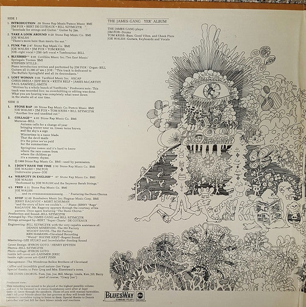 The James Gang* - Yer' Album - Vinyl, LP, Album, Stereo 3