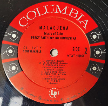 Percy Faith And His Orchestra - Malaguena (Music Of Cuba) - LP 4